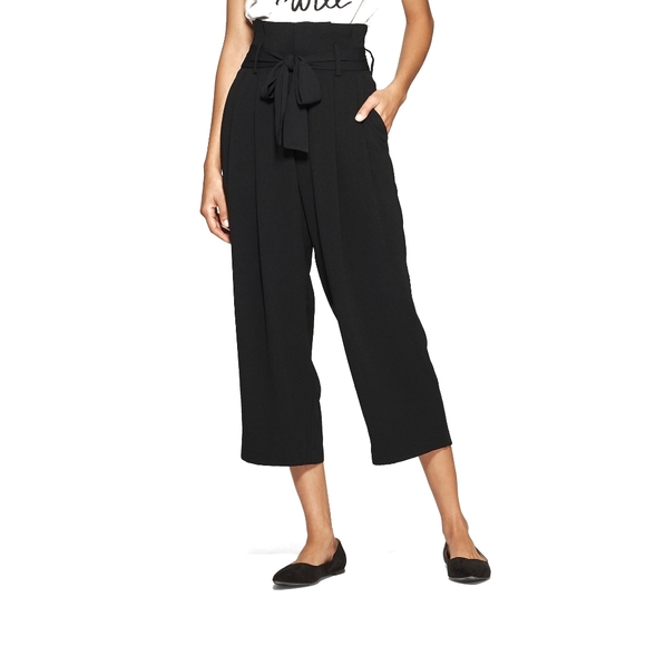 a new day Pants - A New Day Paperbag Wide Leg Pants - Size 14